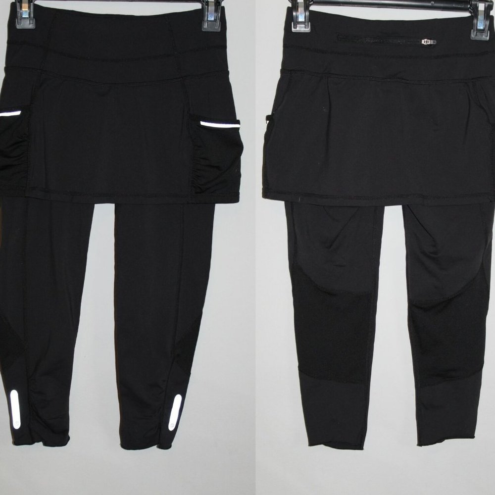 Athleta Acceleration 2in1 Skort Over Capri HW7957 - Picture 7 of 8